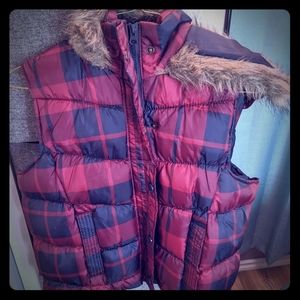 Plaid vest